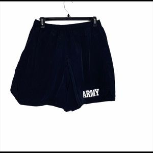 Black Army Shorts